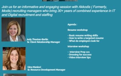ADVANCE YOUR CAREER WITH RESUME AND INTERVIEW TIPS FROM INDUSTRY EXPERTS